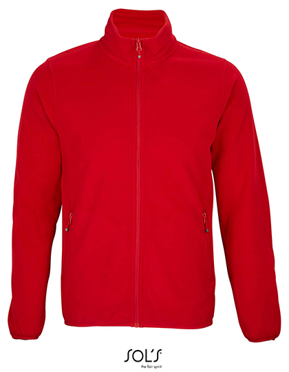 Men´s Factor Zipped Fleece Jacket Red XXL