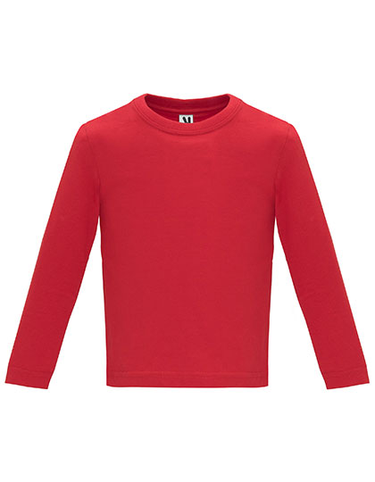 Baby Longsleeve T-Shirt Red 60 6 months