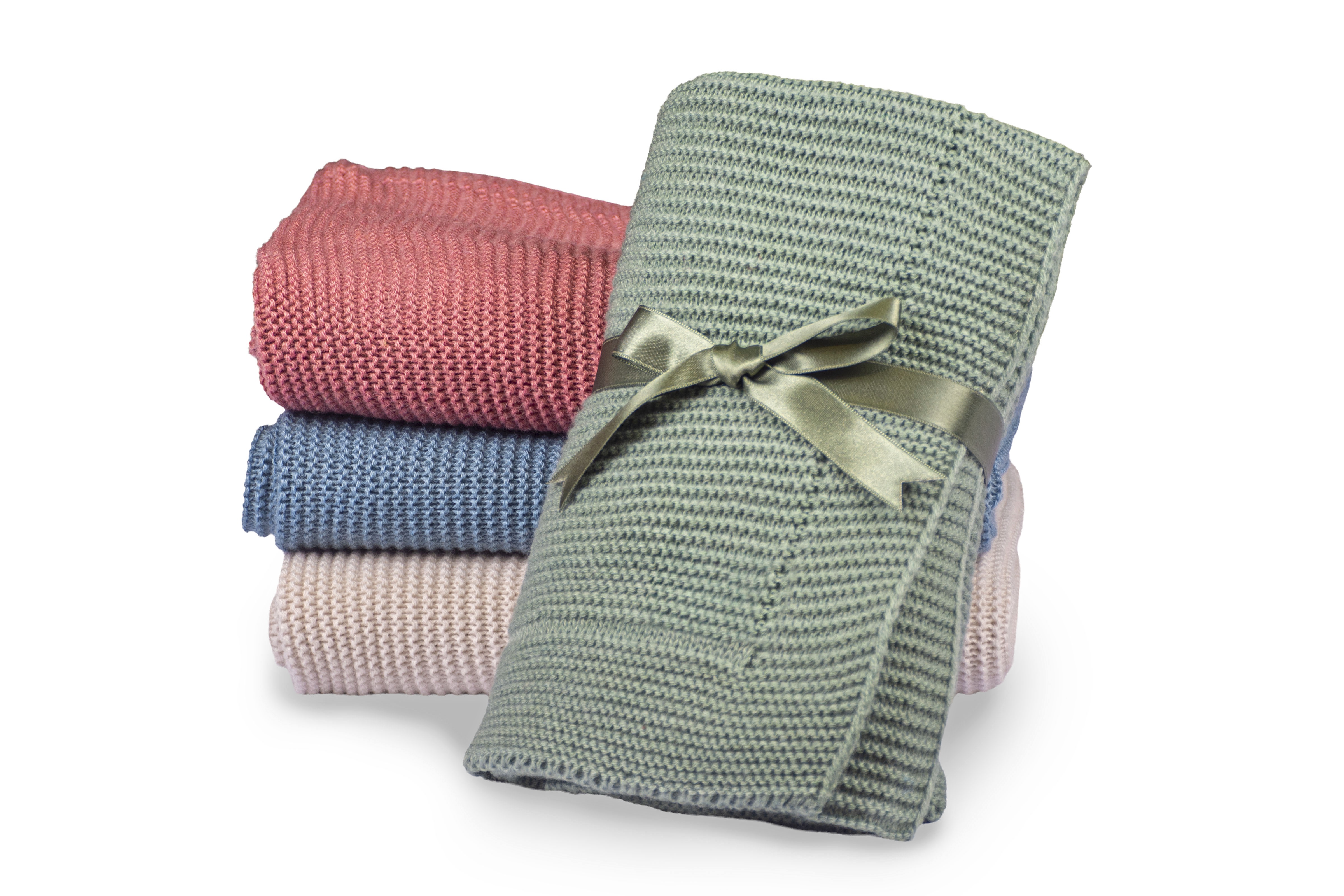 Babiezz® weiche Strickdecke