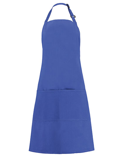 Bib Superwash® 60º Bar Apron  Unisex Royal One Size