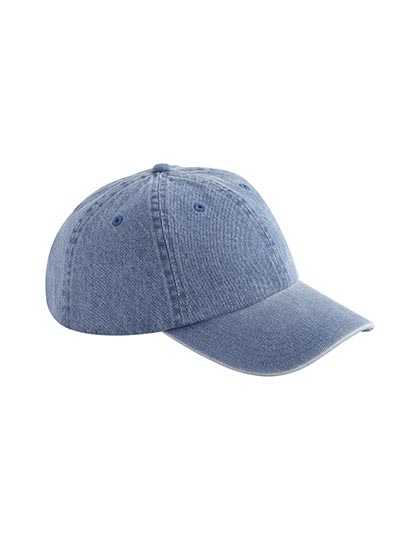 Beechfield Denim Cap Mid Blue