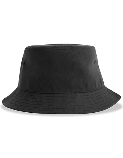 Atlantis Geo Bucket Hat Black One Size