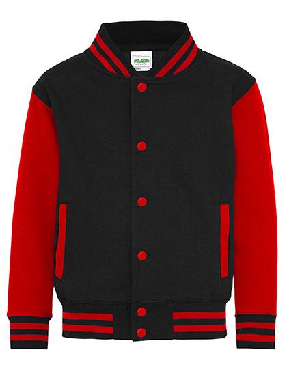 Kids´ Varsity Jacket Jet Black 12/13 (XL)