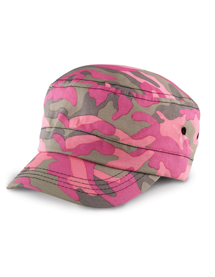 Urban Camo Cap Pink Camo One Size