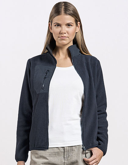 Women´s Canvas Fleece Jacket Navy 3XL