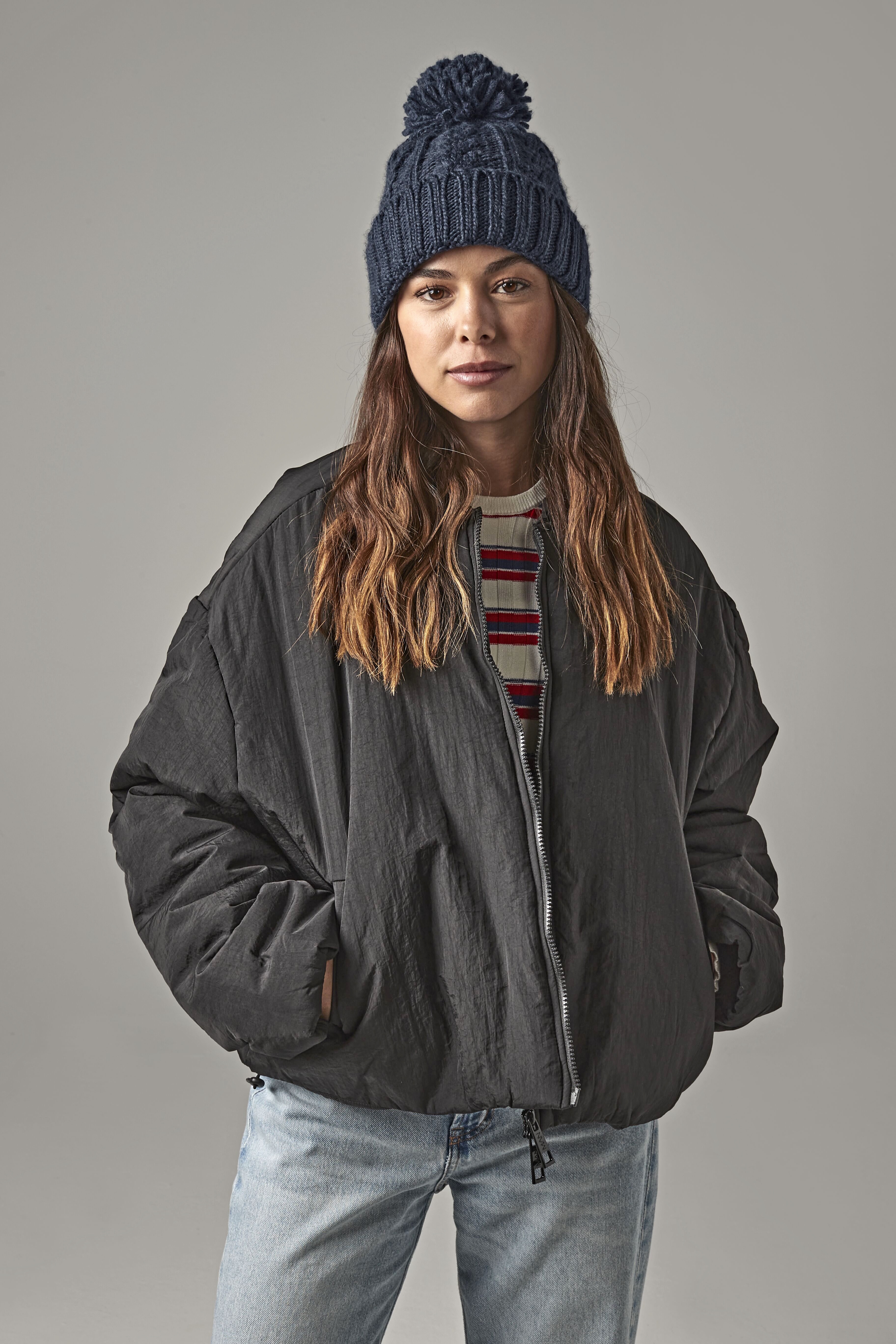 Beechfield Cable Knit Melange Beanie