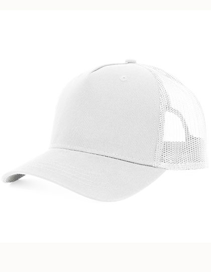 5-Panel Trucker Cap Recycled White One Size