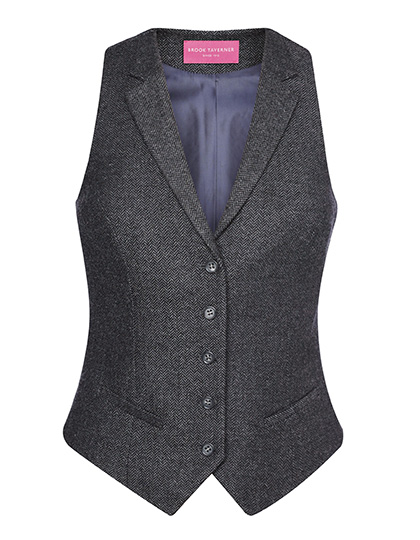 Ladies´ Nashville Waistcoat Charc H-B XS