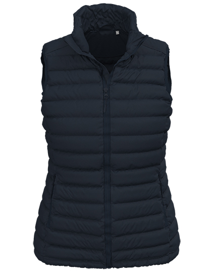 Lux Padded Vest Women Blue Midnight XXL