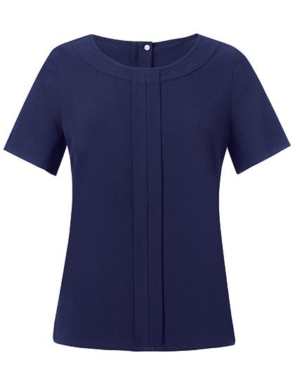 Women´s Verona Short Sleeve Blouse Navy 16 (44)