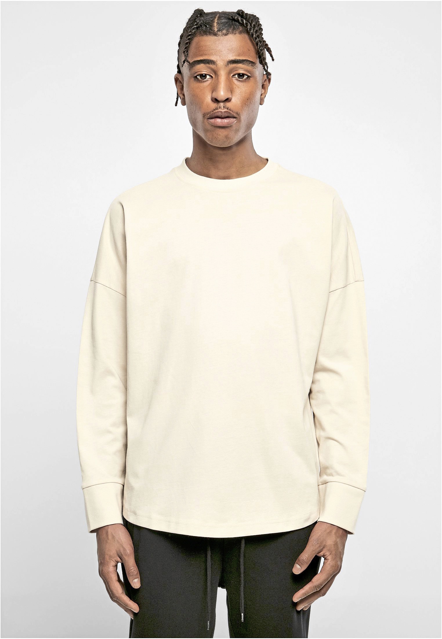 Build Your Brand Oversized Cut On Sleeve Longsleeve