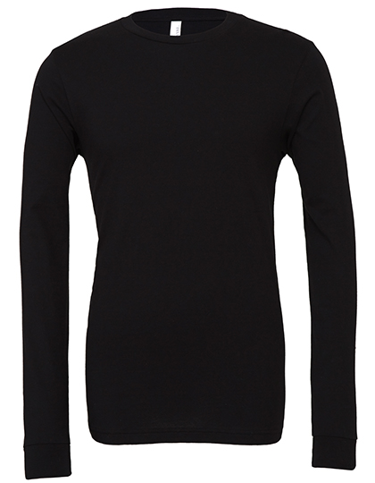Unisex Jersey Long Sleeve Tee Black XXL