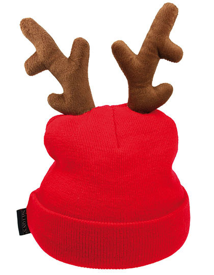 Rentier Strickmütze Red One Size