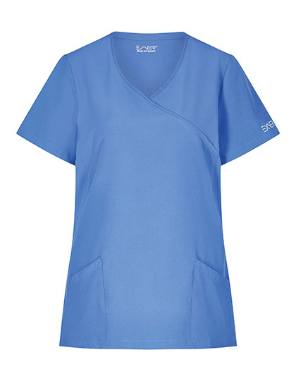Sportsline Damen-Kasack, Slim Fit Light Blue XXL