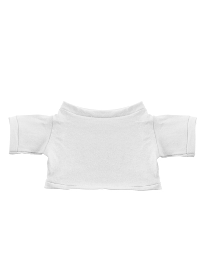 T-Shirt für Plüschfiguren White 9 x 21 cm
