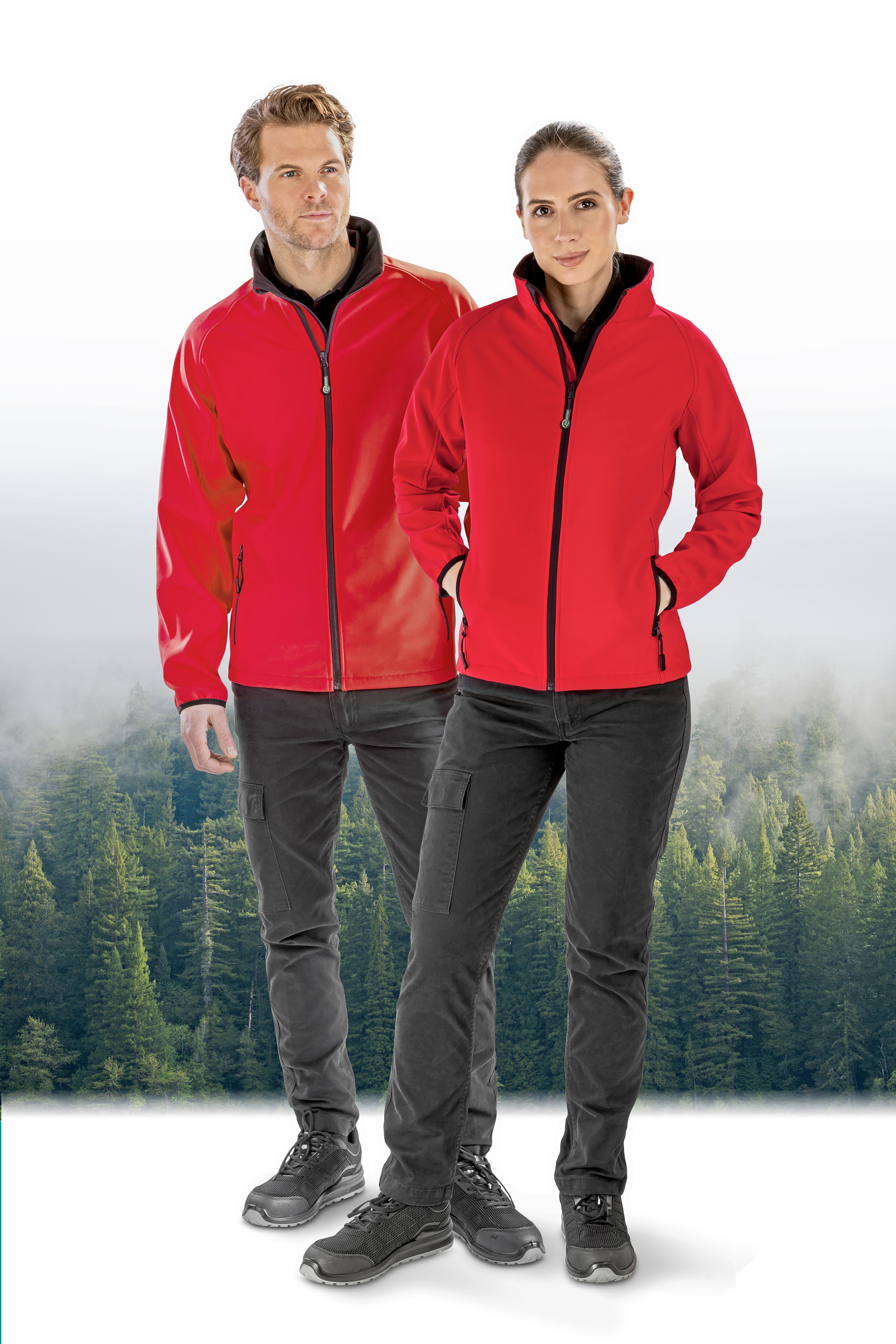 Women´s Printable Softshell Jacket with Recycled Fleece Inner