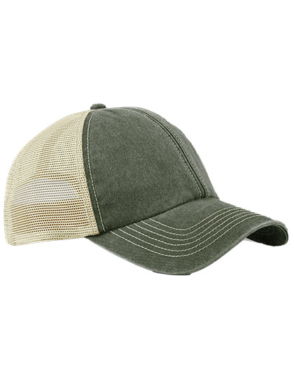 Beechfield 6 Panel Vintage Trucker Vintage Olive