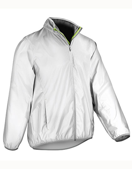 Luxe Reflectex Hi-Vis Jacket Neon White XXS