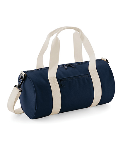 Mini Barrel Bag French Navy / Off White 40 x 20 x 20 cm