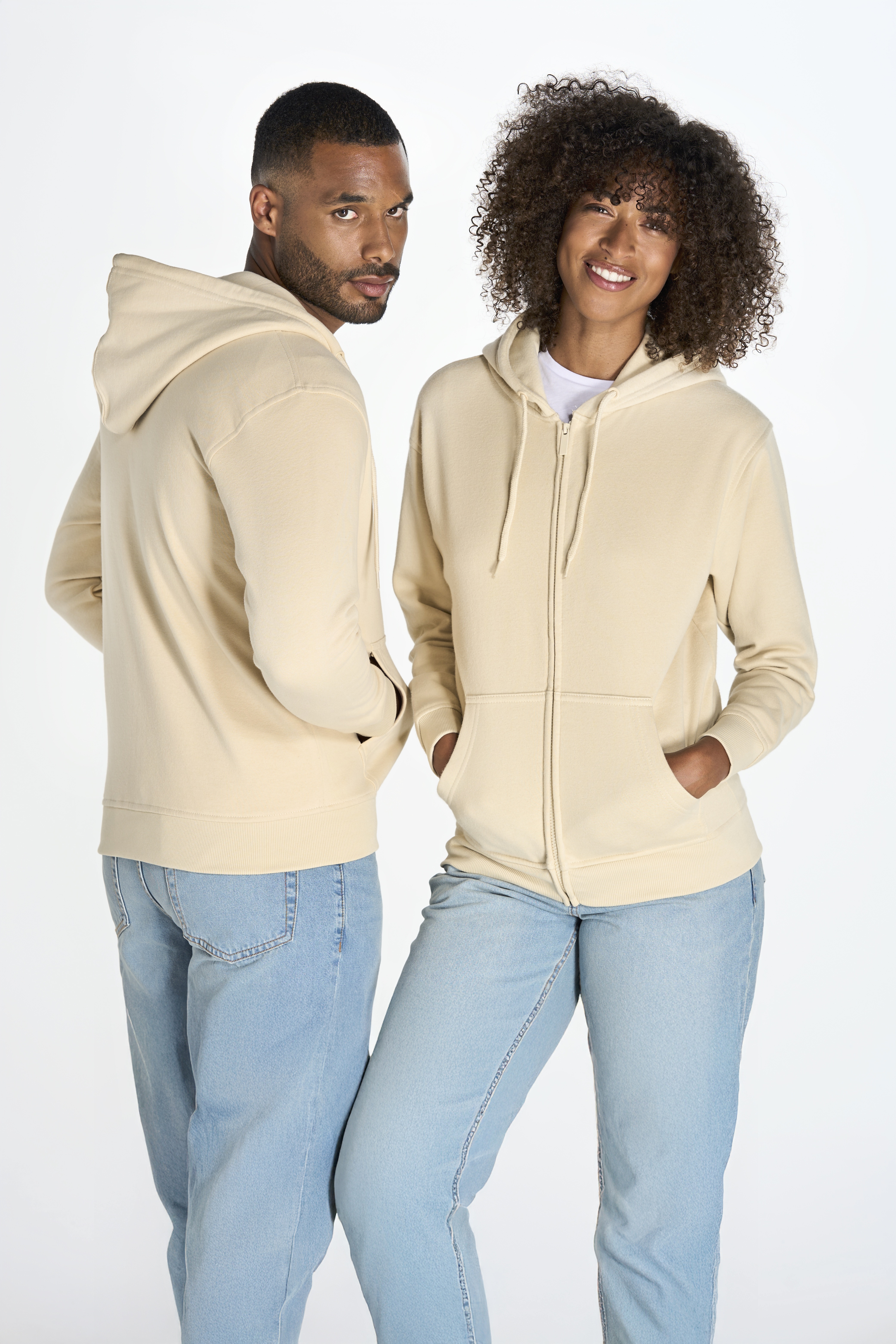 Unisex Hooded Full Zip Sweat Fuji