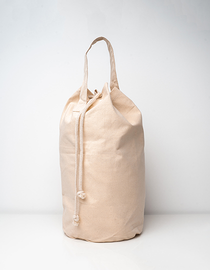 Canvas Duffle Bag Natural approx. 28 x 52 cm