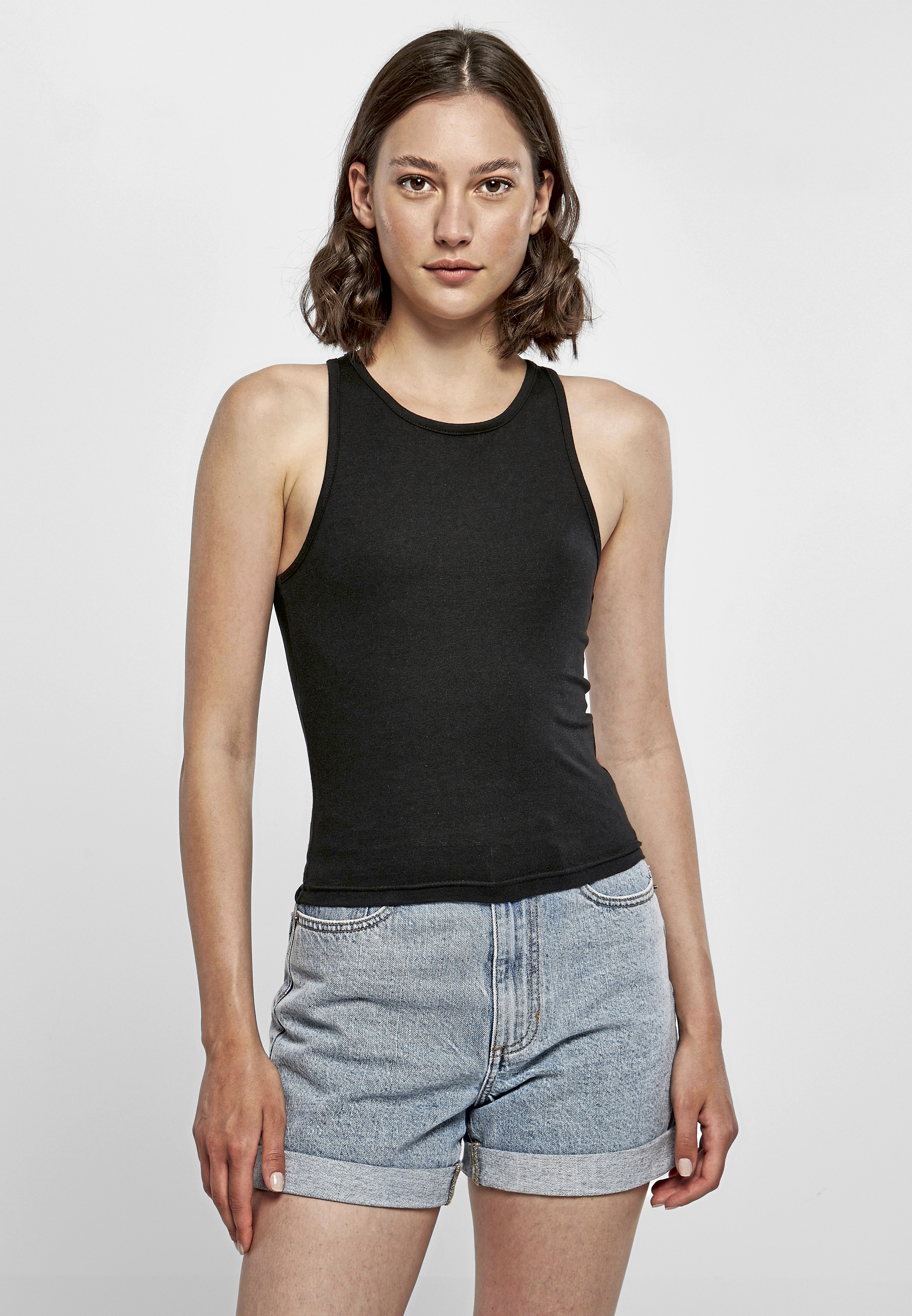 Build Your Brand Ladies Racer Back Top