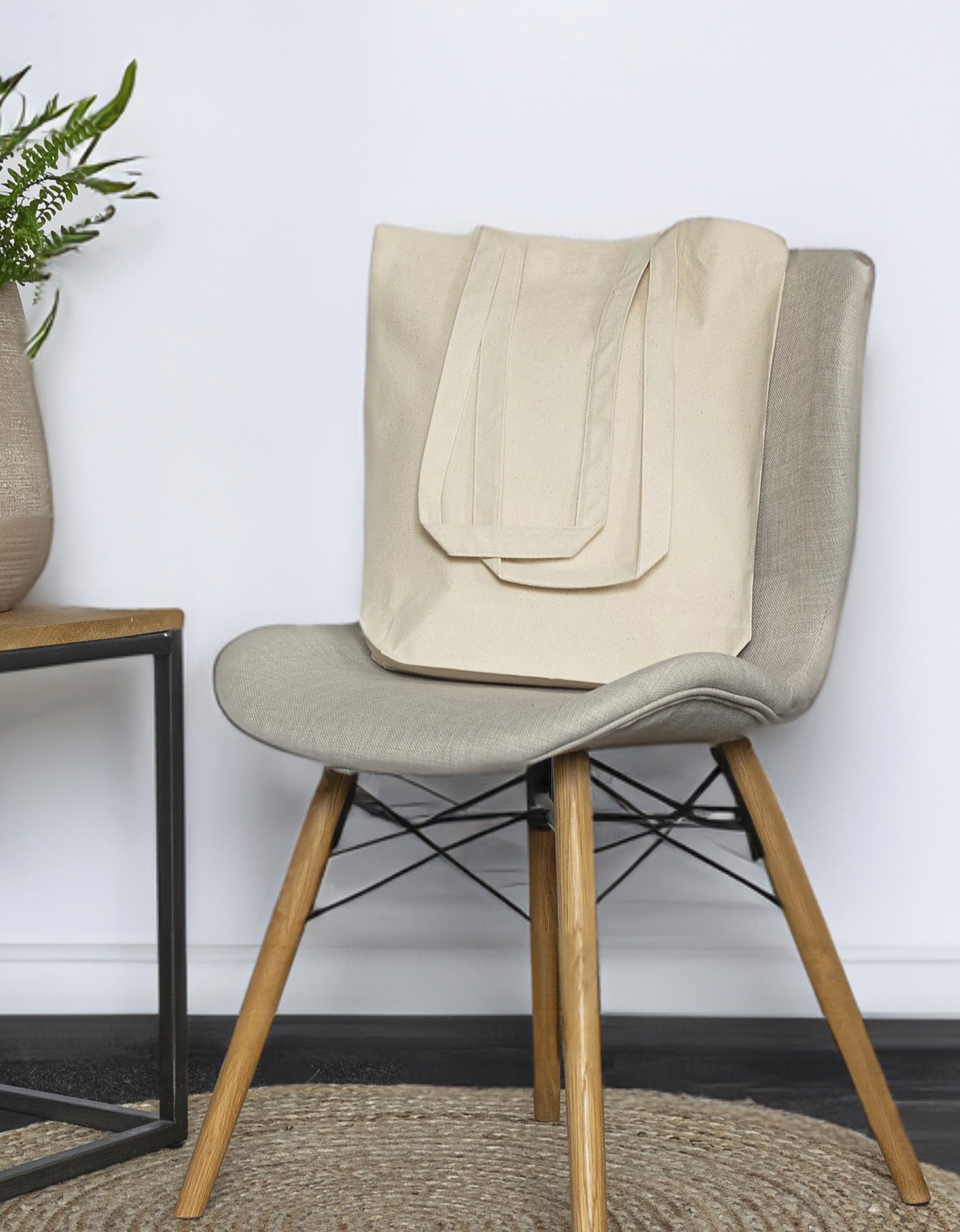Canvas Carrier Bag Long Handle