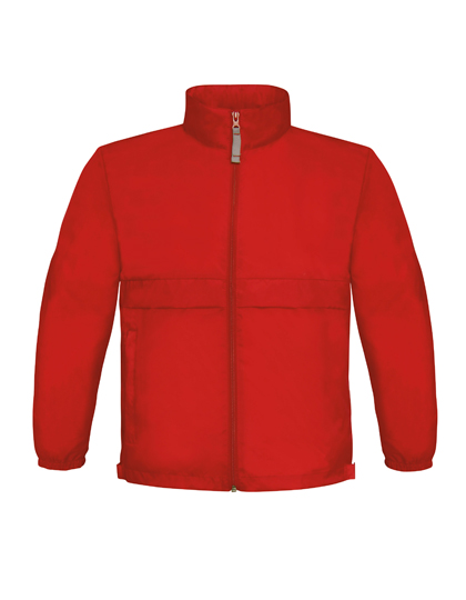 B&C Collection Kids´ Jacket Sirocco Red 3/4 (98/104)
