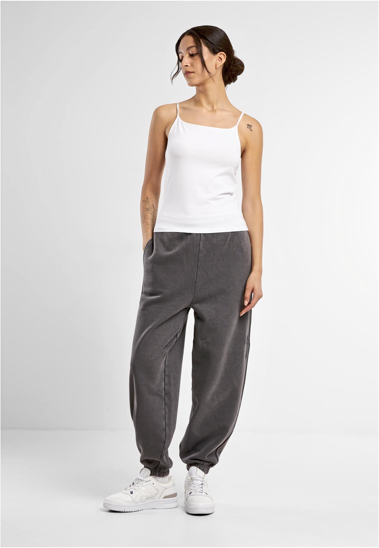 Build Your Brand Ladies Stretch Jersey Short Slim Top