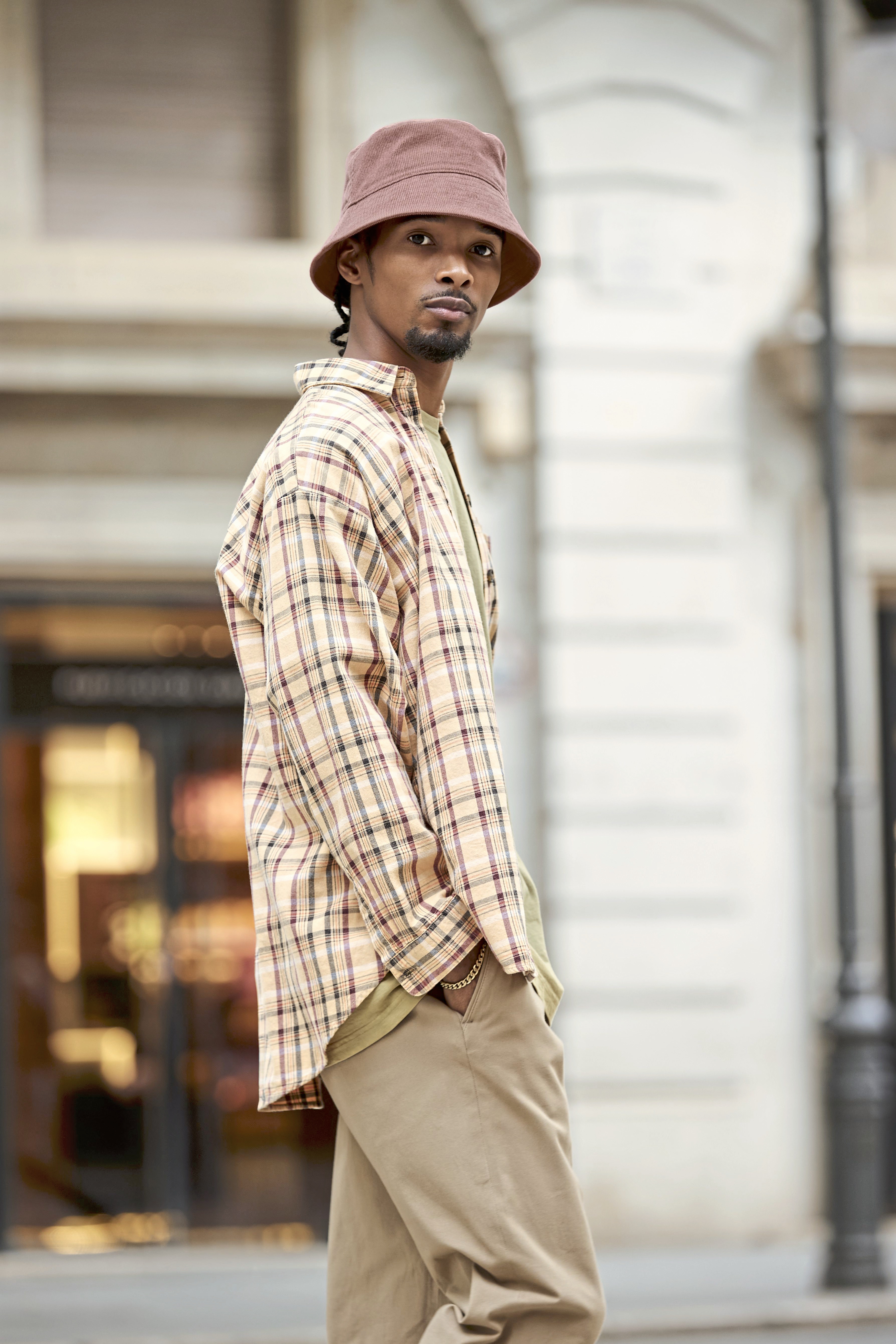 Beechfield EarthAware® Organic Cord Bucket Hat