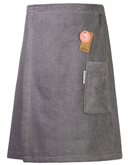 Sauna-Kilt Herren Anthracite Grey 65 x 170 cm