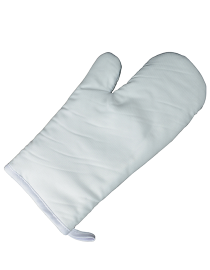 Oven Mitt Sublimation White 30 x 14.5 cm