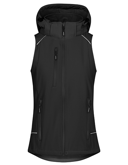 Women´s Softshell Vest Black 3XL