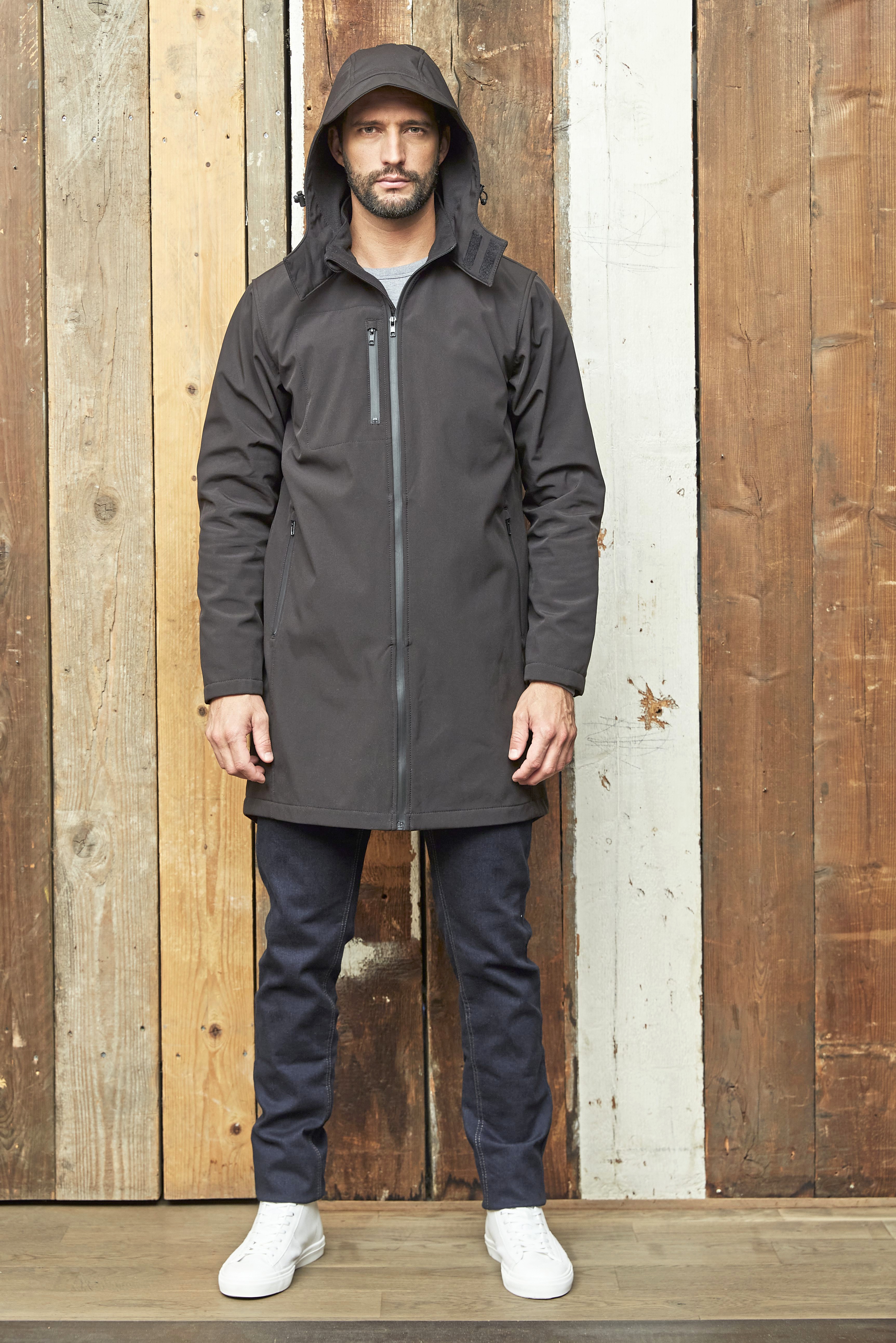 Men´s Long Softshell Coat Achille