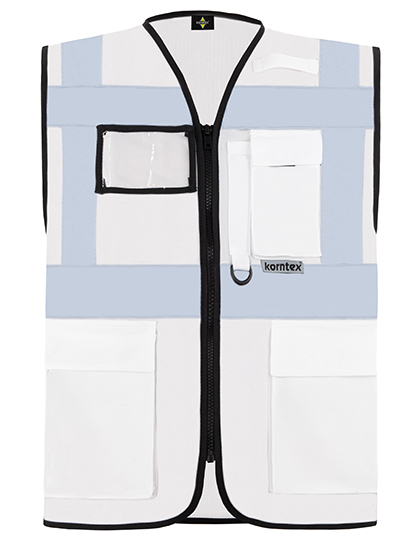 Executive Multifunctional Safety Vest Berlin White 5XL
