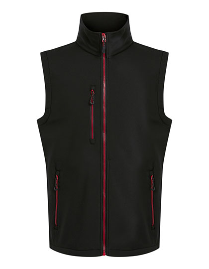 Navigate 2-Layer Softshell Bodywarmer Black / Classic Red 3XL