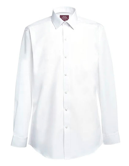 Men´s Classic Fit Shirt Titan Longsleeve White 22 (55)