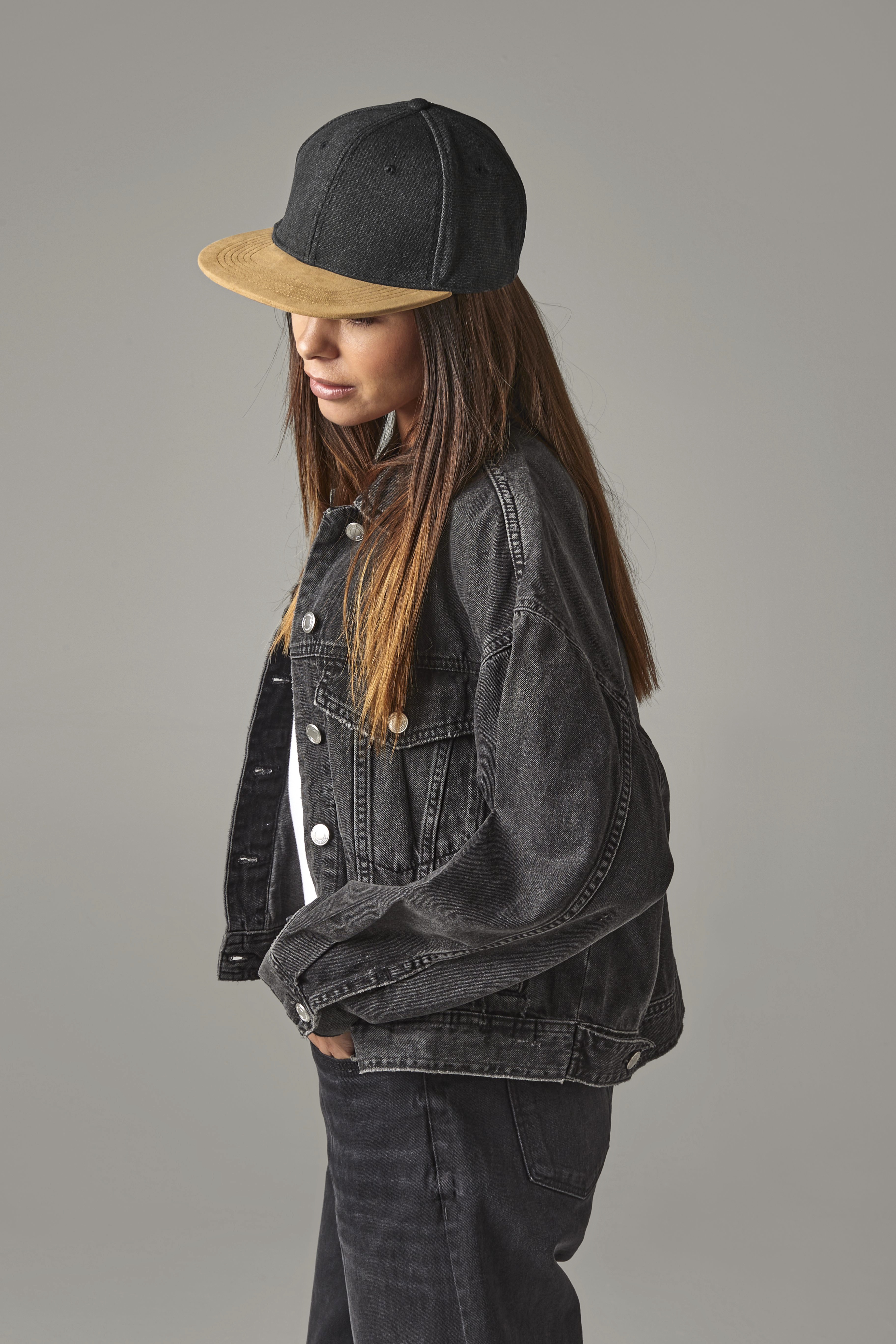 Beechfield Suede Peak Snapback