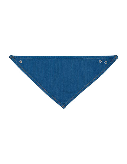 Baby Rocks Denim Bandana Bib Denim Blue One Size