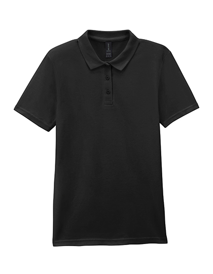 Gildan Softstyle® Women´s Piqué Polo Black