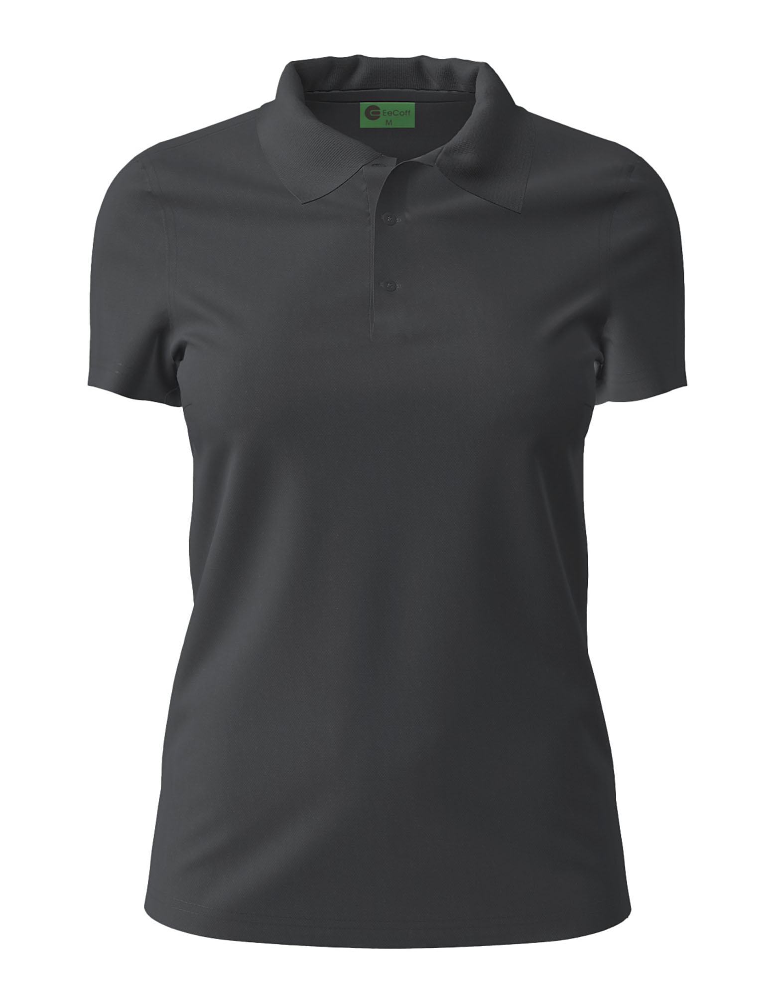Ladies Polo Shirt Black 3XL
