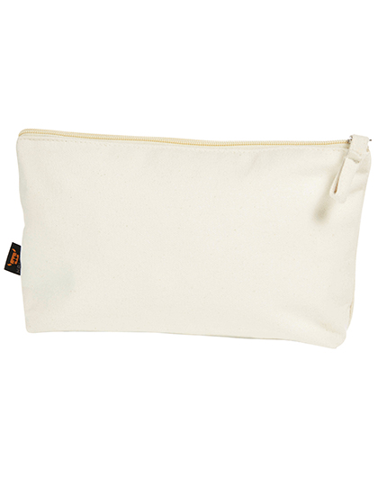 Zipper Bag Organic M Nature 25 x 14 x 6 cm