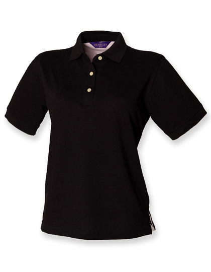 Ladies´ Classic Cotton Piqué Polo Shirt Black XXL