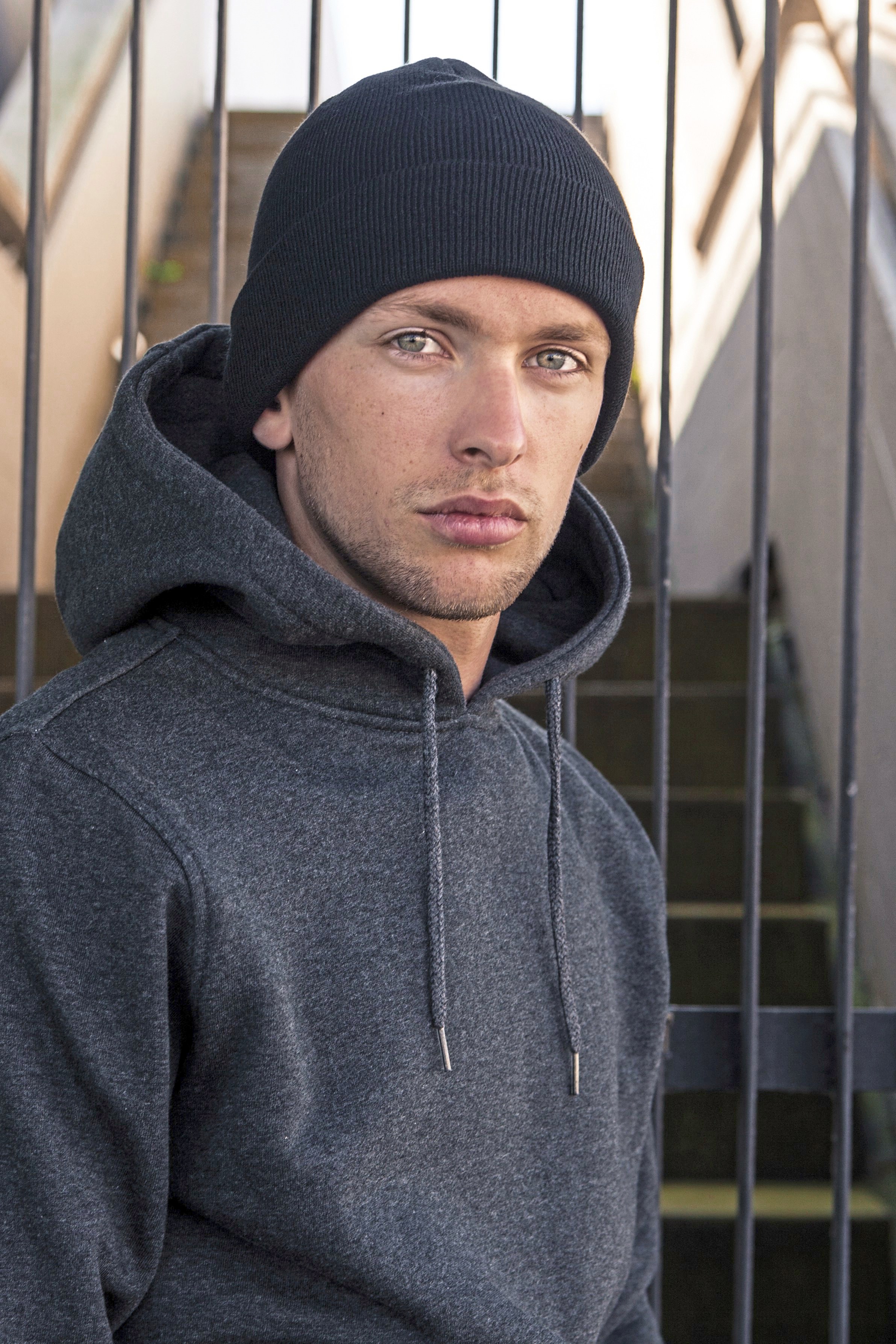 Build Your Brand Heavy Knit Beanie