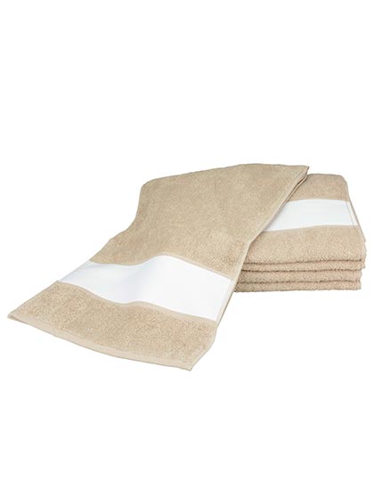 SUBLI-Me® Sporthandtuch Sand 30 x 140 cm