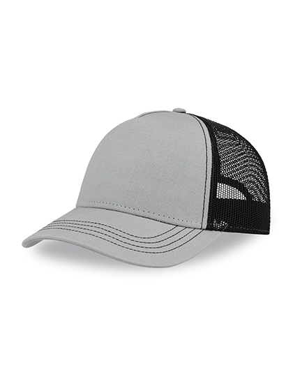 Atlantis Rapper Canvas Cap Recycled Grey / Black One Size