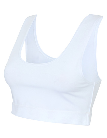 Women´s Fashion Crop Top White / White XS