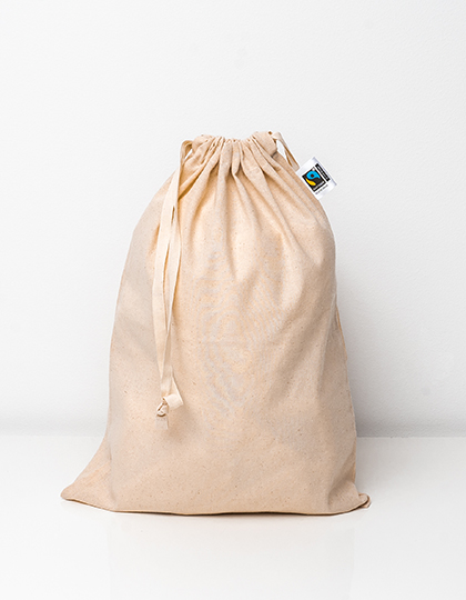 Small Fairtrade Cotton Stuff Bag Natural 30 x 40 cm