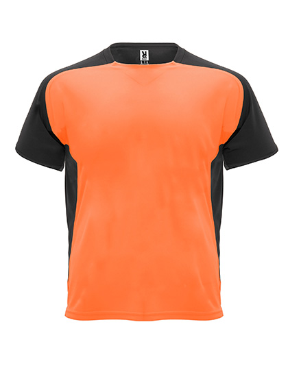 Bugatti T-Shirt Fluor Orange 223 / Black 02 XXL