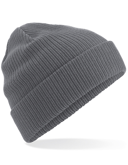 Beechfield Organic Cotton Beanie Graphite Grey